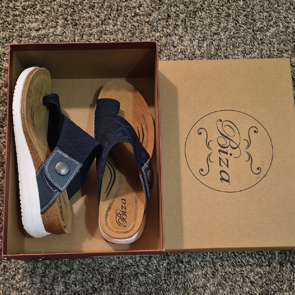 Womans Beautiful Navy Blue Sandels